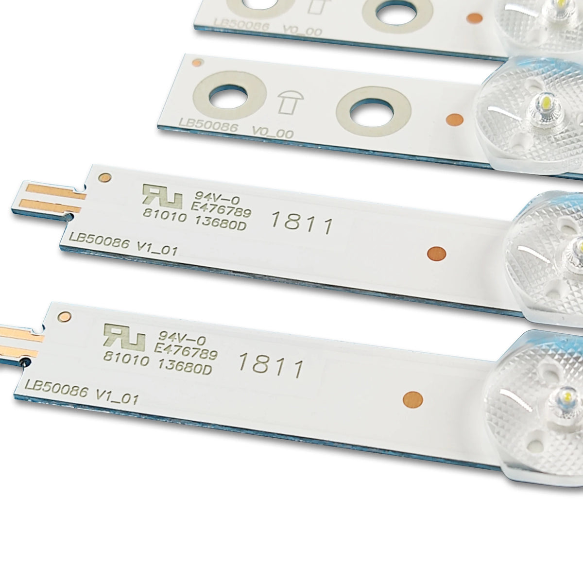bande lumineuse led blanc moderne leds 1002mm connecteur électrique fixation