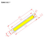 plaques led blanc jaune mat modernes 60mm 50mm 3.5mm 250 499 lumens 120°