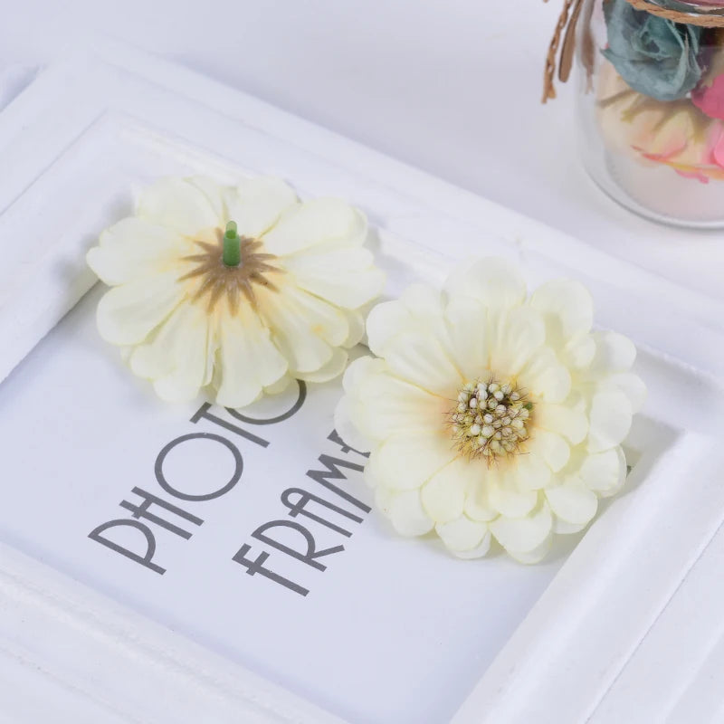 décoration intérieure fleurs artificielles lotus vintage rose vert clair mariage scrapbooking decor