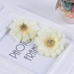 décoration intérieure fleurs artificielles lotus vintage rose vert clair mariage scrapbooking decor