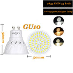 Ampoule LED GU10 5W 8W 12V 24V 110V 220V Blanc Moderne Grille Opacité Eclairage