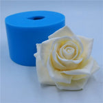 moule silicone savon cire bougie fleur rose réaliste non toxique alimentaire doux flexible artisanal