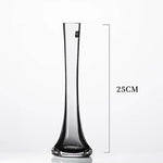 vases modernes violet gris bleu transparent décoration intérieure table contemporain