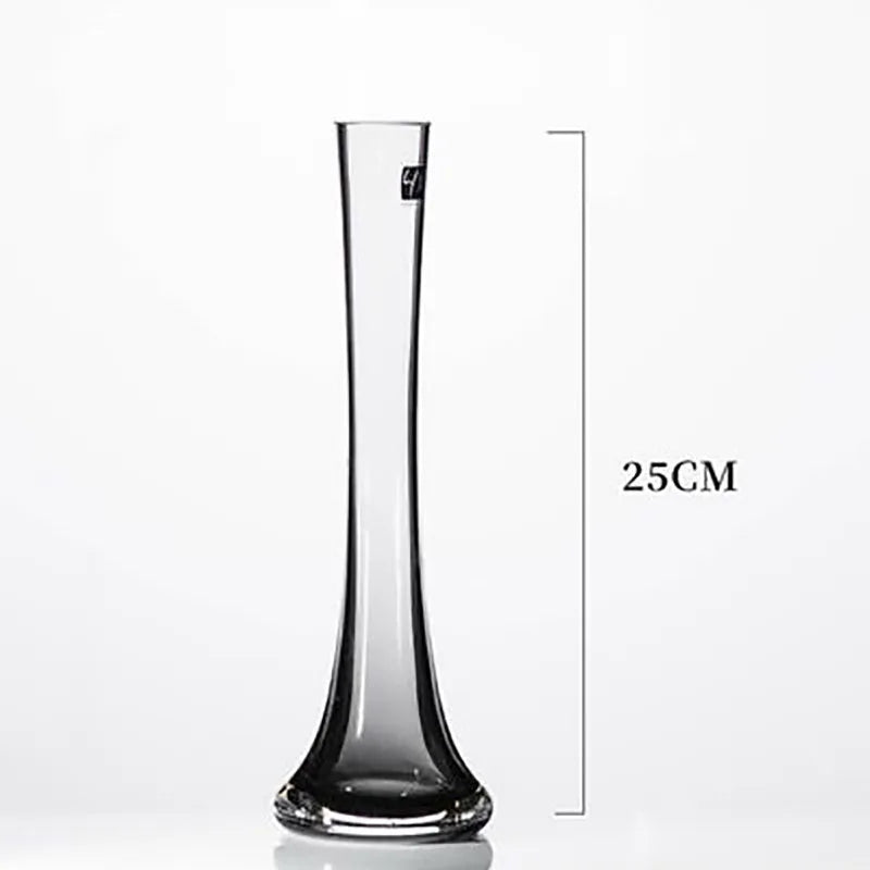 vases modernes violet gris bleu transparent décoration intérieure table contemporain