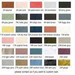 Détail du tissu en lin 100% de la housse de couette