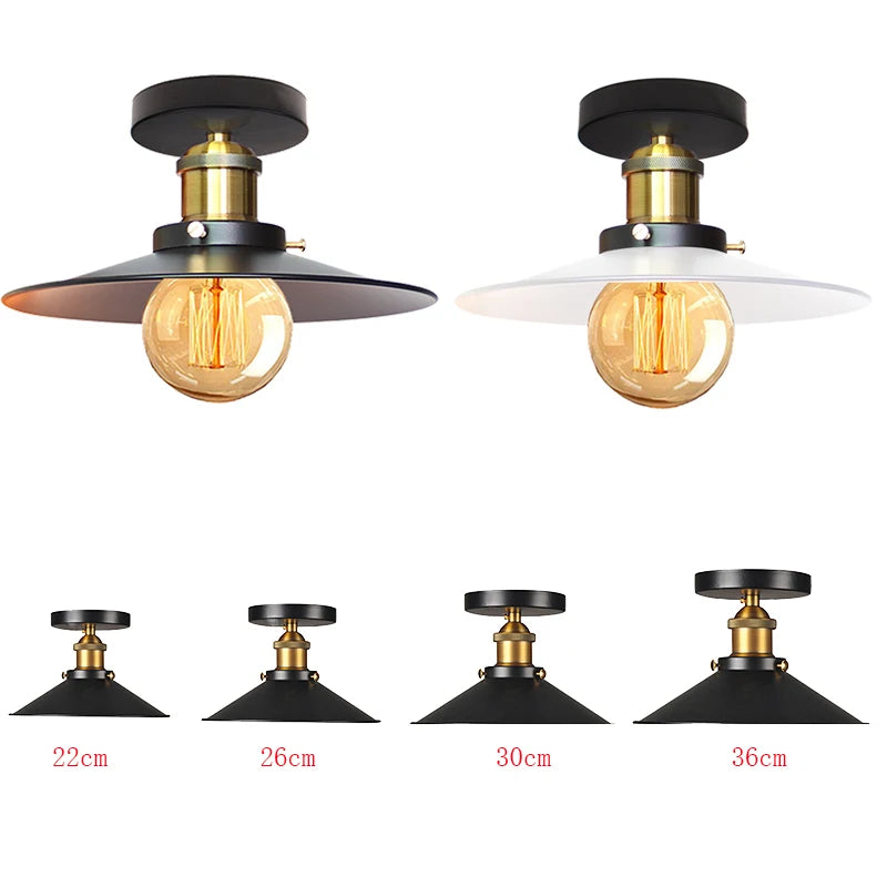 lampe industrielle vintage noire ampoule vis éclairage cuisine salle manger