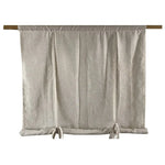rideau rouleau beige clair coton lin opacité classique fenêtre salon maison