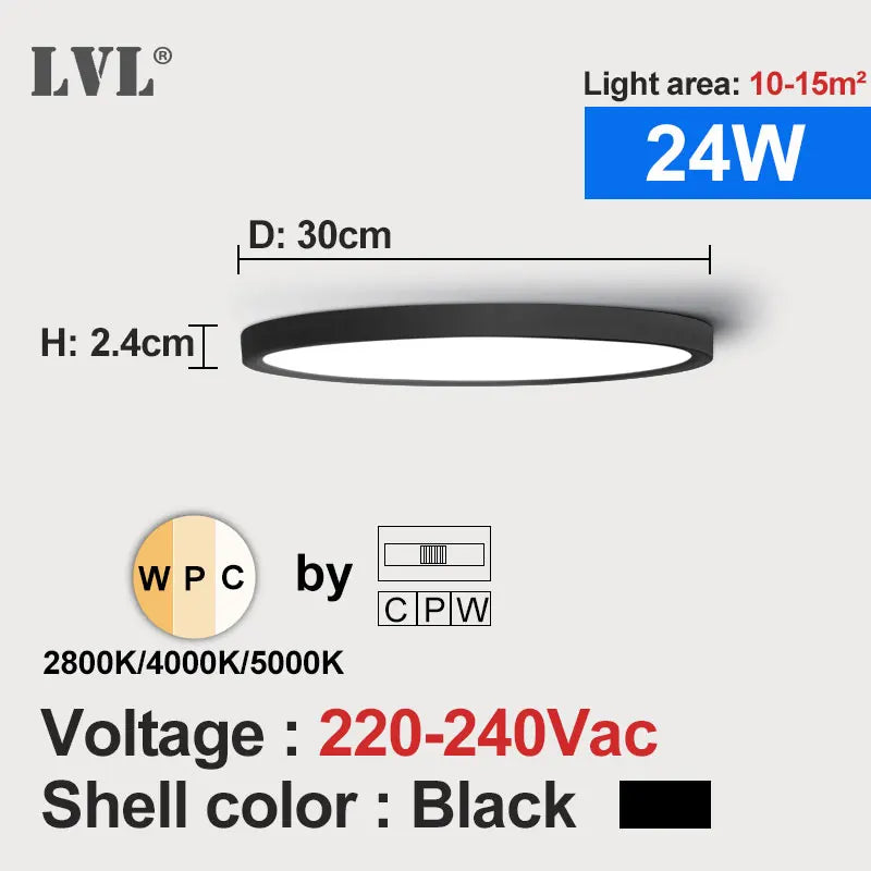 plafonnier led grain bois moderne blanc vis facile éclairage quotidien 2000 82000 lumens