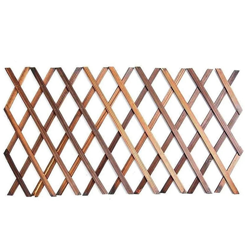 grille jardin bois marron structure diagonale moderne extensibleextérieur decoration escalade tapis