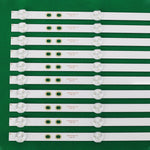 bandes rétroéclairage led blanc téléviseur 55 pouces moderne leds 3v 53cm