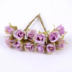 bouquet artificiel roses soie décoration intérieure saint valentin mariage fête scrapbooking