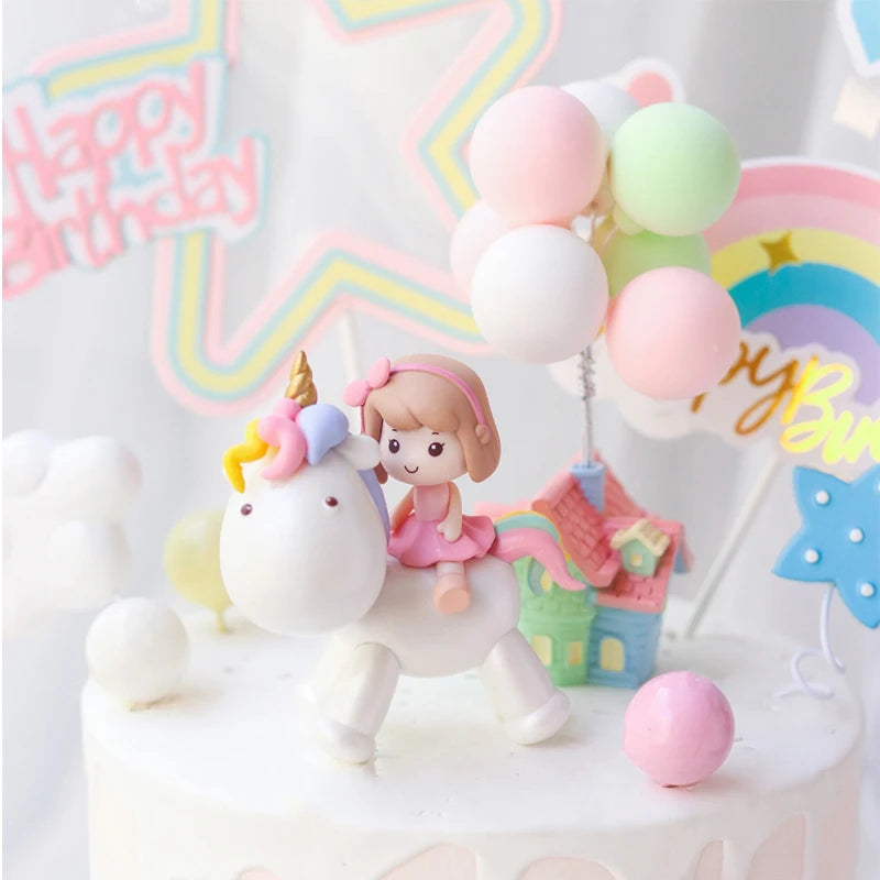 Set de toppers licorne pour baby shower