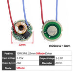 circuit intégré led 3w 5w 10w vert bleu noir 17mm 20mm 22mm 1mode 5modes