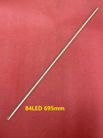 Bande led or gris moderne rétroéclairage téléviseur fixations connecteurs électriques