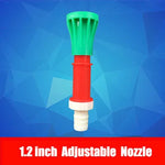 tuyau d'incendie polyester haute pression blanc lignes rouges bleues 5m 10m 20m adaptateurs