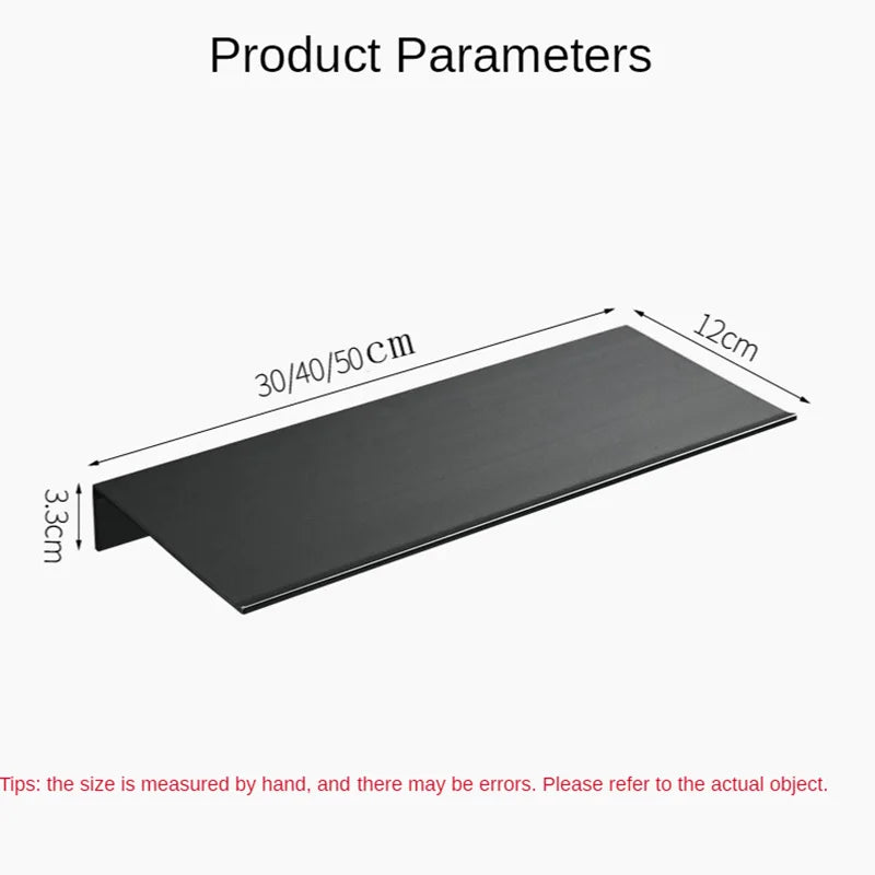 étagères murales modernes or noir blanc aluminium adhésif cosmétiques serviettes plantes minimaliste 30cm 40cm