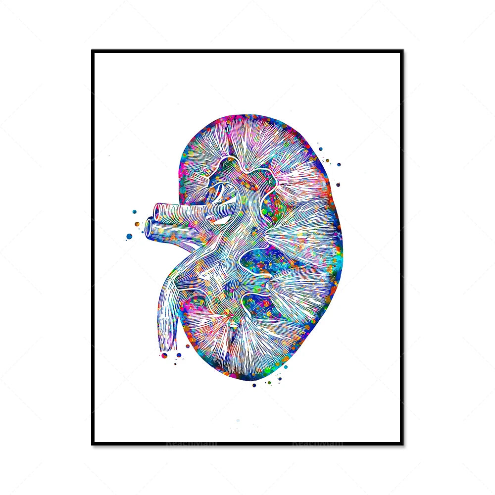 Une création artistique colorée et abstraite représentant une forme organique complexe et unique.