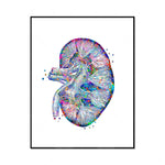 Une création artistique colorée et abstraite représentant une forme organique complexe et unique.