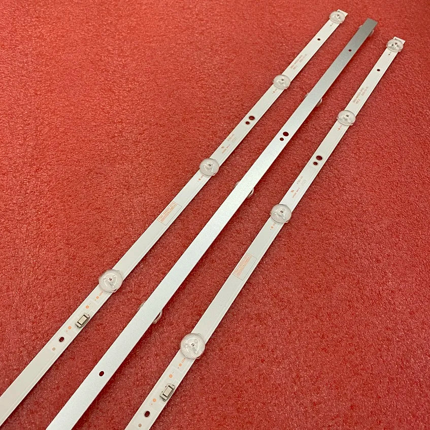 bandes lumineuses led blancs rectilignes modernes connecteurs boutons fixations 15 pcs téléviseur
