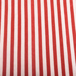 tissu coton lin rayures rouge blanc festif décontracté 150cm largeur couture meubles coussins couvertures