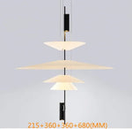 suspension lumineuse moderne blanc fer chromé led salon chambre coucher