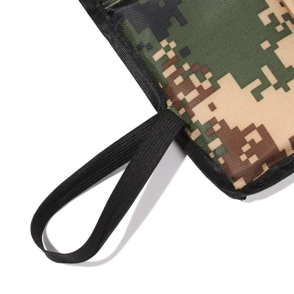 sac main pliable camouflage pixelisé moderne opacité poignée soupleversible portable étanche imperméable