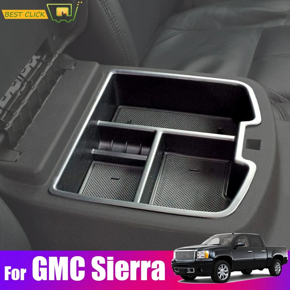 organisateur console centrale auto noir texturé tapis gmc sierra compatible utilitaire
