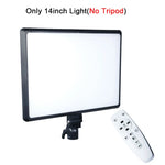 lampe led studio photo noir moderne réglable télécommande lcd