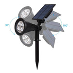projecteur solaire ip65 led éclairage extérieur moderne certifié rohs cem autoinstallationurgence