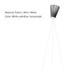 lampe sol bois moderne noir conique mat haut bas toucher interrupteur led 165cm