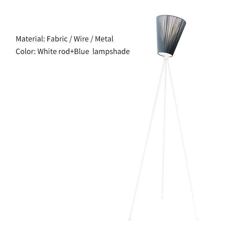 lampe sol bois moderne noir conique mat haut bas toucher interrupteur led 165cm