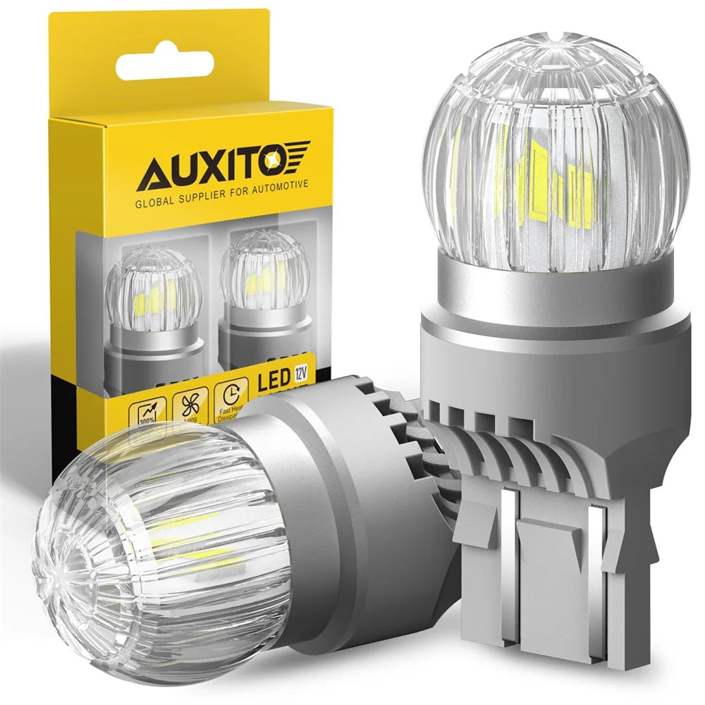 ampoule led blanc moderne transparent 360 lumiere non polarité 12v 7w 6000k t20 7443