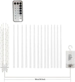 décoration noël étoile lumineuse multicolore moderne festive crochets télécommande led guirlande chambre festive