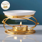 diffuseur huiles essentielles moderne céramique bougie parfumée tringle métal doré minimaliste salon décoration chambre