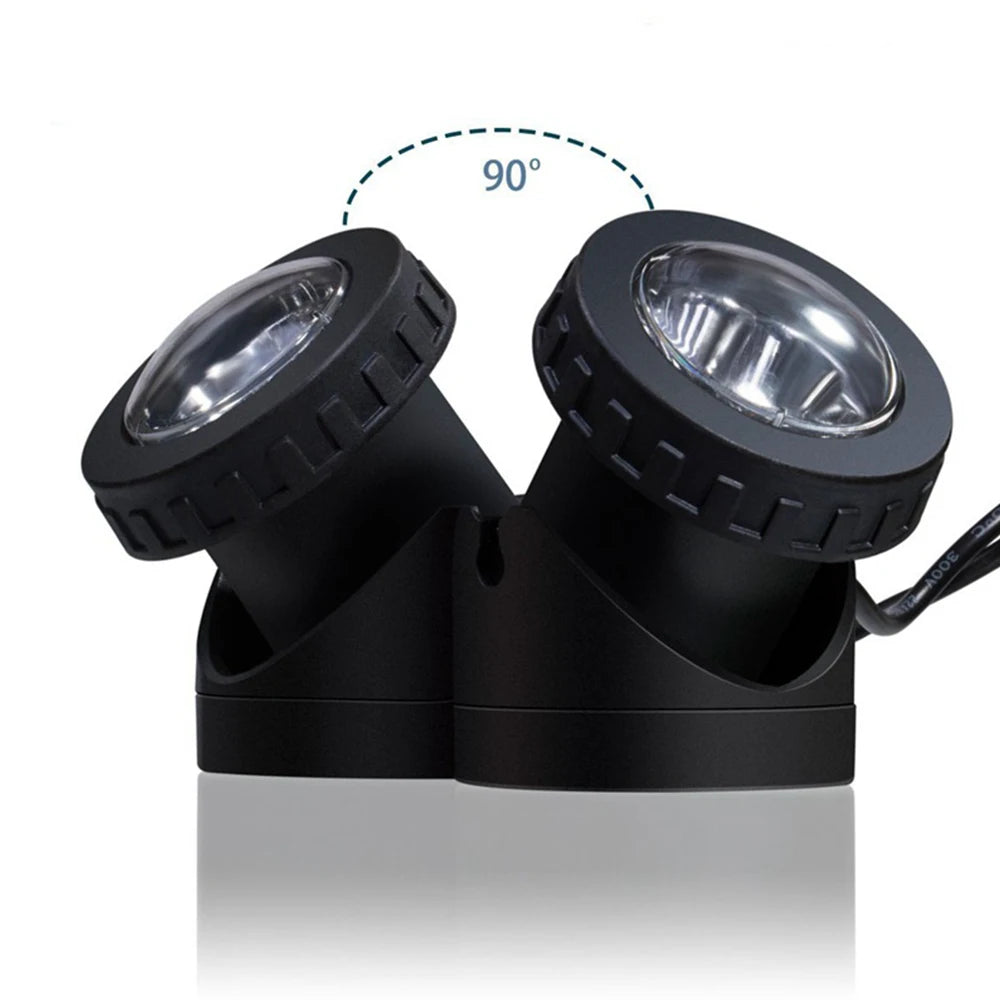 lumière solaire extérieure led noire texturée moderne piscine jardin submersible autoinstallation