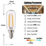 ampoules led filament dorés transparentes e12 e14 4w 6w 2700k 360° modernes 25000h