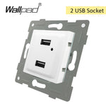 prise murale blanche moderne ports usb interrupteur maison résidentielle