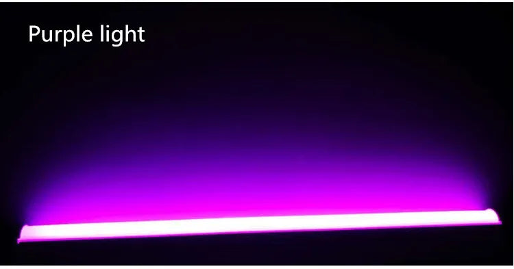 tubes led t5 t8 30cm 60cm blanc chaud froid bleu vert rouge lisse moderne