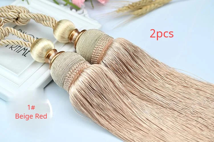 rideau tieback soie synthétique tassel classique moderne accroche fenêtre décoration chambre salon