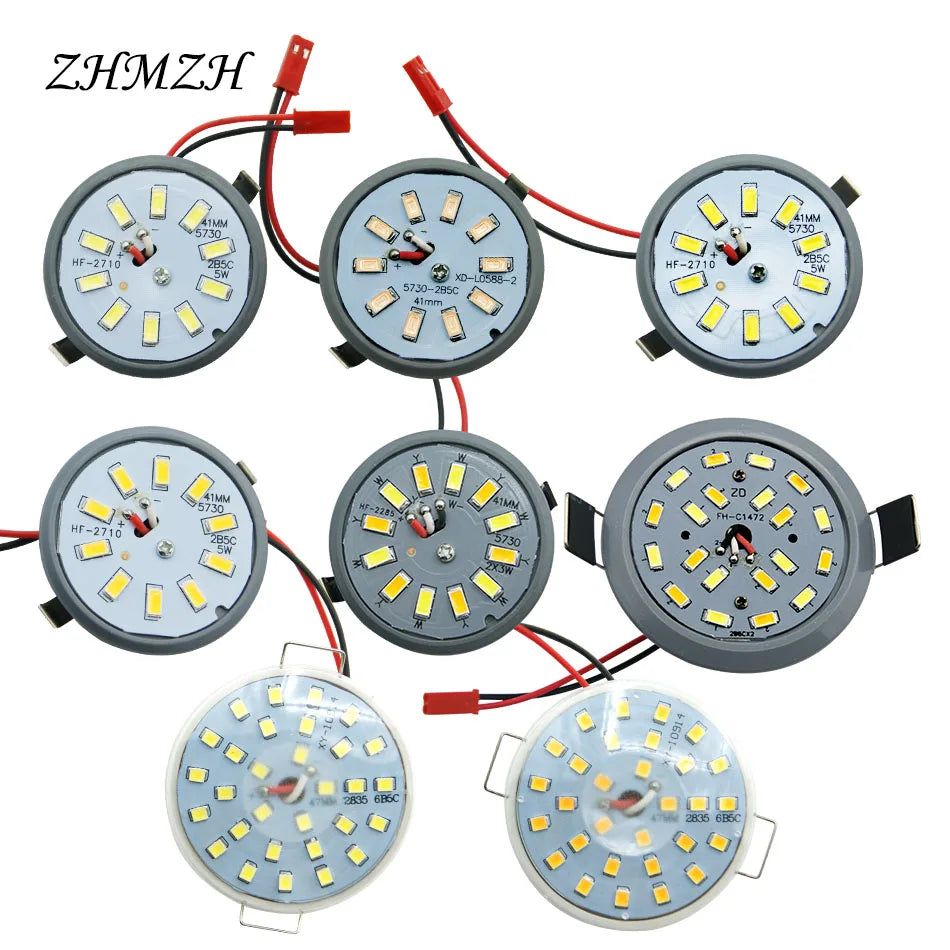 Spot LED encastrable 3W 5W 6W gris métallique noir moderne minimaliste clips câbles