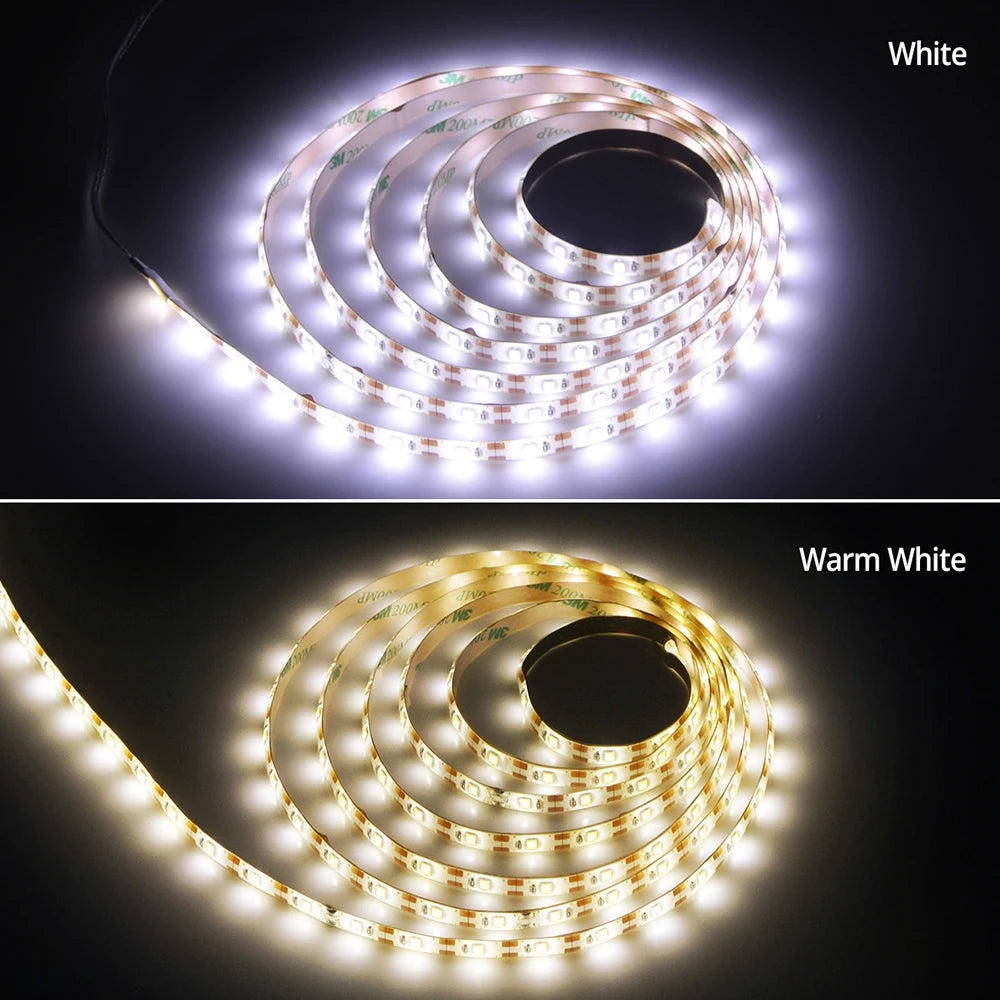 Ruban LED jaune pour étagère