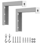 support projection blanc moderne kit fixation vis charge lourde écran cinéma