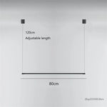lampe suspendue moderne minimaliste 120cm noir ajustable salon chambre étude