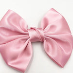 noeud papillon satiné rose clair gris rose rouge bleu clair beige noir blanc