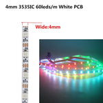 ruban led noir blanc smd 5v ws2812b 50000h adhésif moderne circuits imprimés led