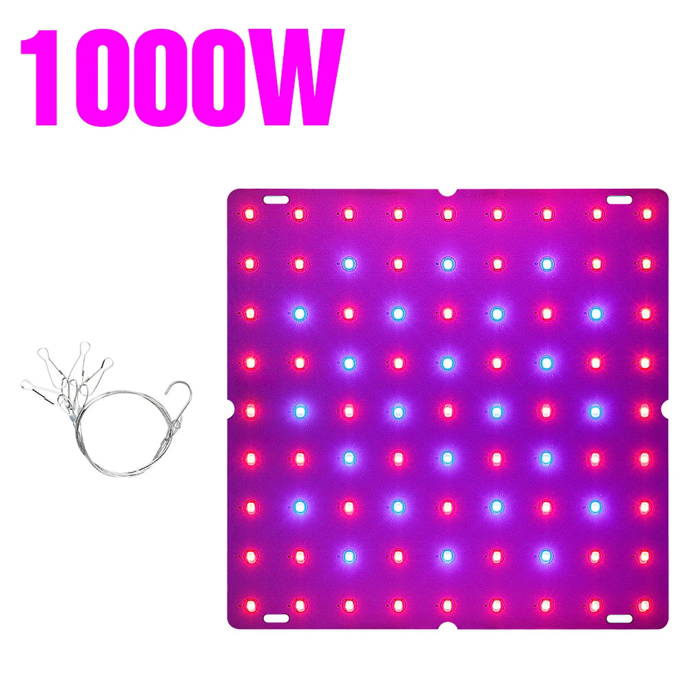 lampe croissance plante led violet rouge noir moderne 1000w 1500w eu us plug