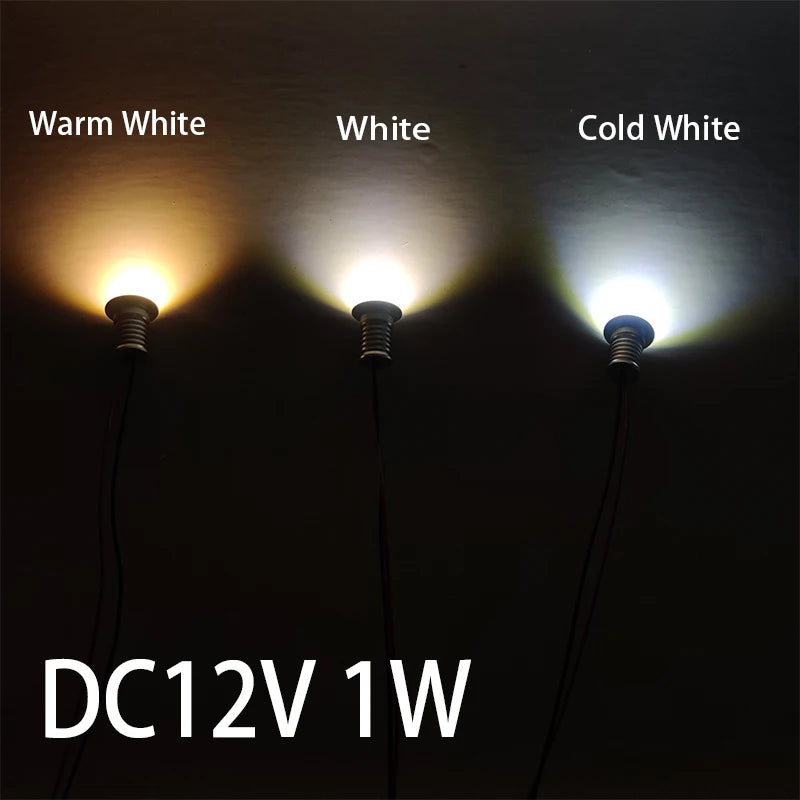 projecteur led mini argenté rayures horizontales câbles noirs rouges 12v rgb warm white