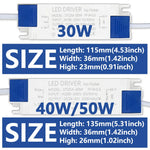 adaptateur alimentation led 10w 20w 30w 40w 50w transformateur éclairage dc2442v ac85265v panel spot