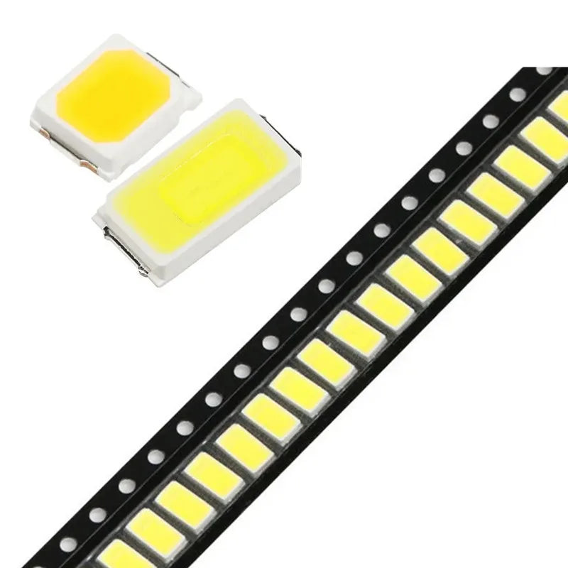 diodes led blanc jaune 2835 5730 smd 3v 5w 4000 pièces adhésif opaques