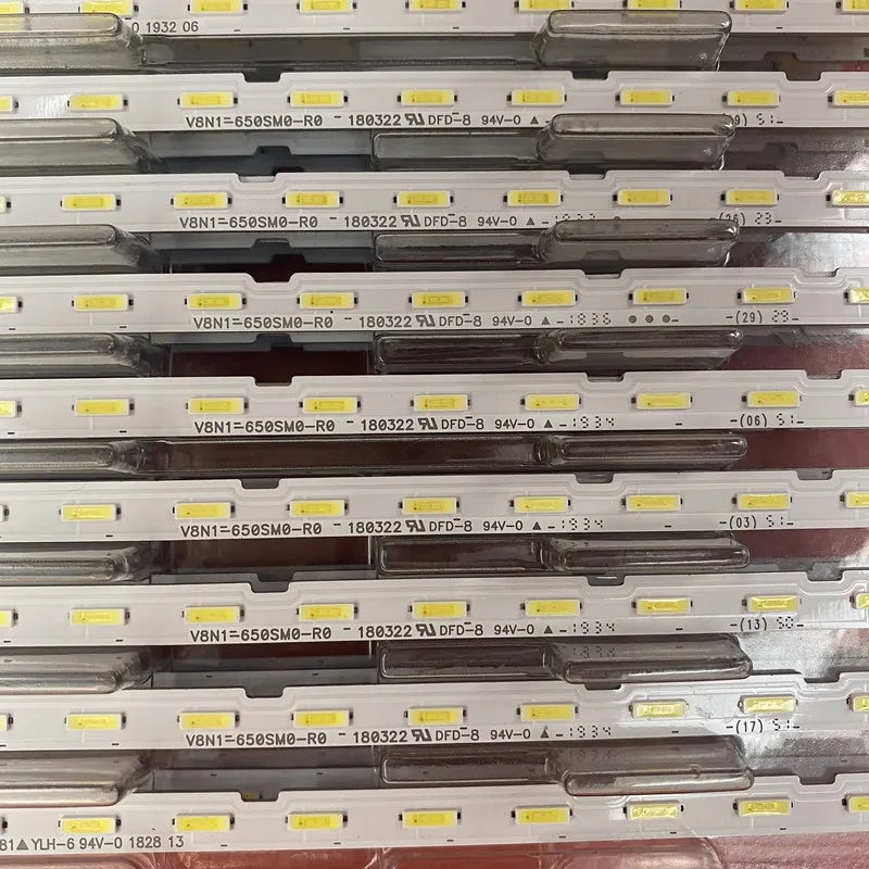 bande led blanc jaune moderne téléviseur reutilisable connecteur qr code aluminium